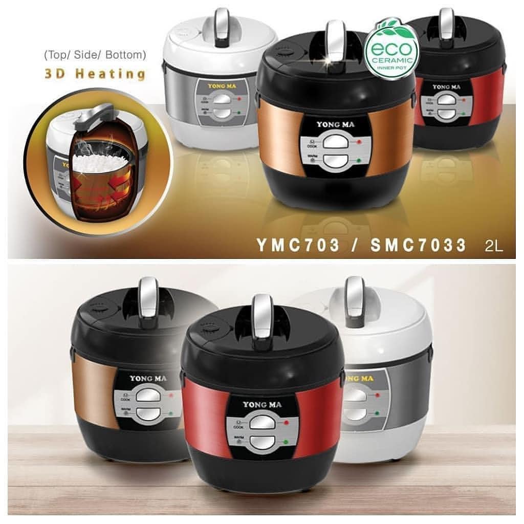 Yong Ma MagicCom Rice Cooker 2 L - YMC703 / SMC7033 - Merah